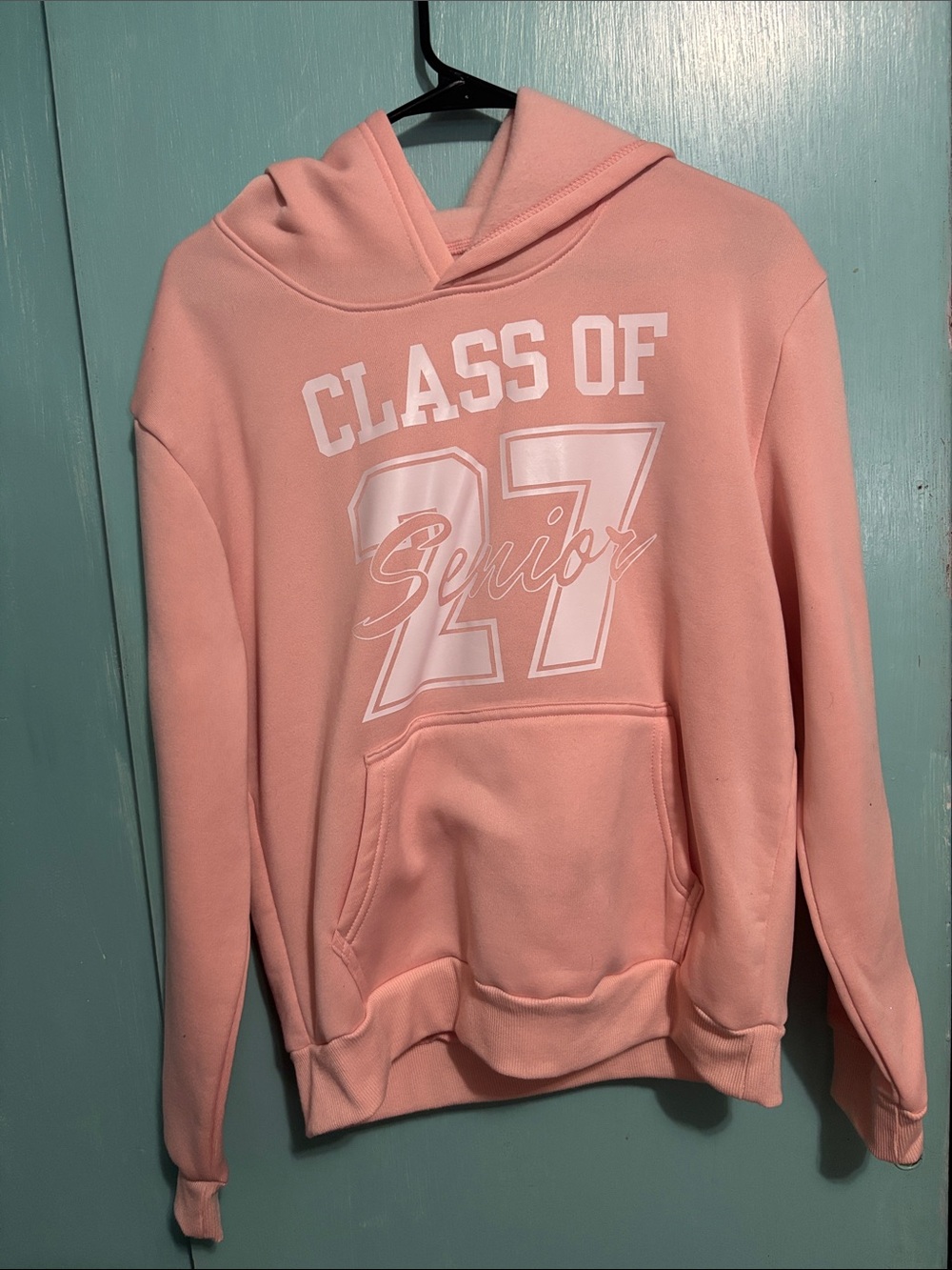 Pink "Class of 27" Senior Hoodie Sweatshirt